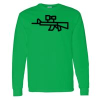 Heavy Cotton 100% Cotton Long Sleeve T Shirt Thumbnail