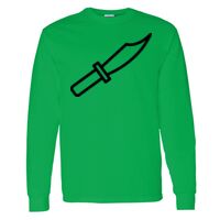 Heavy Cotton 100% Cotton Long Sleeve T Shirt Thumbnail