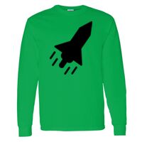 Heavy Cotton 100% Cotton Long Sleeve T Shirt Thumbnail