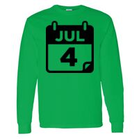 Heavy Cotton 100% Cotton Long Sleeve T Shirt Thumbnail