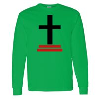 Heavy Cotton 100% Cotton Long Sleeve T Shirt Thumbnail
