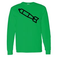 Heavy Cotton 100% Cotton Long Sleeve T Shirt Thumbnail