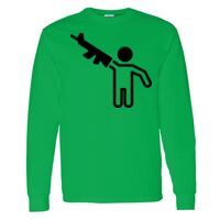 Heavy Cotton 100% Cotton Long Sleeve T Shirt Thumbnail