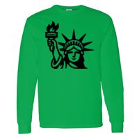 Heavy Cotton 100% Cotton Long Sleeve T Shirt Thumbnail