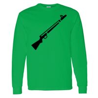 Heavy Cotton 100% Cotton Long Sleeve T Shirt Thumbnail