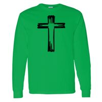 Heavy Cotton 100% Cotton Long Sleeve T Shirt Thumbnail