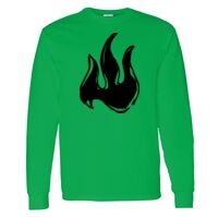 Heavy Cotton 100% Cotton Long Sleeve T Shirt Thumbnail