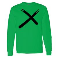 Heavy Cotton 100% Cotton Long Sleeve T Shirt Thumbnail