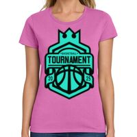 Ladies Heavy Cotton 100% Cotton T Shirt Thumbnail
