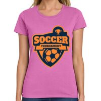 Ladies Heavy Cotton 100% Cotton T Shirt Thumbnail