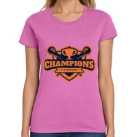 Ladies Heavy Cotton 100% Cotton T Shirt Thumbnail