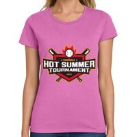 Ladies Heavy Cotton 100% Cotton T Shirt Thumbnail