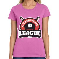 Ladies Heavy Cotton 100% Cotton T Shirt Thumbnail