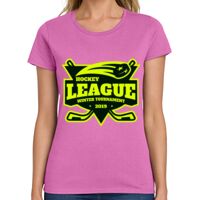 Ladies Heavy Cotton 100% Cotton T Shirt Thumbnail