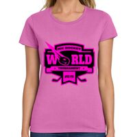 Ladies Heavy Cotton 100% Cotton T Shirt Thumbnail