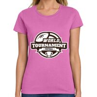 Ladies Heavy Cotton 100% Cotton T Shirt Thumbnail