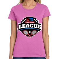Ladies Heavy Cotton 100% Cotton T Shirt Thumbnail