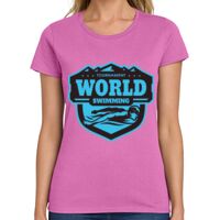 Ladies Heavy Cotton 100% Cotton T Shirt Thumbnail