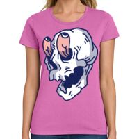 Ladies Heavy Cotton 100% Cotton T Shirt Thumbnail
