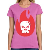 Ladies Heavy Cotton 100% Cotton T Shirt Thumbnail