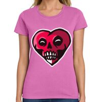 Ladies Heavy Cotton 100% Cotton T Shirt Thumbnail