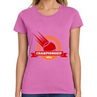 Ladies Heavy Cotton 100% Cotton T Shirt Thumbnail