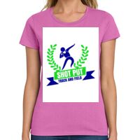 Ladies Heavy Cotton 100% Cotton T Shirt Thumbnail