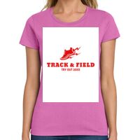 Ladies Heavy Cotton 100% Cotton T Shirt Thumbnail