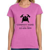 Ladies Heavy Cotton 100% Cotton T Shirt Thumbnail