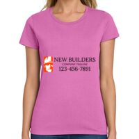 Ladies Heavy Cotton 100% Cotton T Shirt Thumbnail