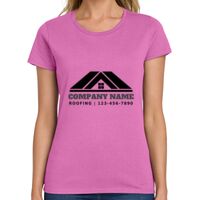 Ladies Heavy Cotton 100% Cotton T Shirt Thumbnail