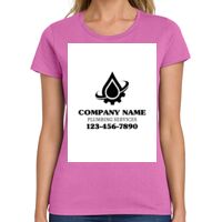 Ladies Heavy Cotton 100% Cotton T Shirt Thumbnail