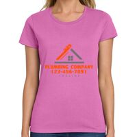 Ladies Heavy Cotton 100% Cotton T Shirt Thumbnail