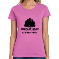 Ladies Heavy Cotton 100% Cotton T Shirt Thumbnail