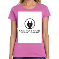 Ladies Heavy Cotton 100% Cotton T Shirt Thumbnail