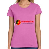 Ladies Heavy Cotton 100% Cotton T Shirt Thumbnail