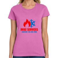 Ladies Heavy Cotton 100% Cotton T Shirt Thumbnail