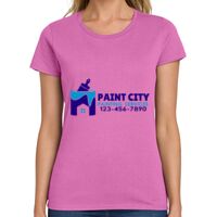 Ladies Heavy Cotton 100% Cotton T Shirt Thumbnail