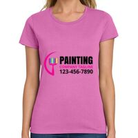 Ladies Heavy Cotton 100% Cotton T Shirt Thumbnail