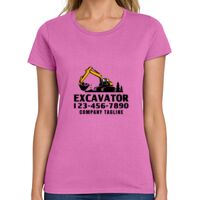 Ladies Heavy Cotton 100% Cotton T Shirt Thumbnail