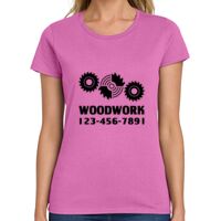 Ladies Heavy Cotton 100% Cotton T Shirt Thumbnail