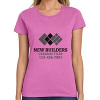 Ladies Heavy Cotton 100% Cotton T Shirt Thumbnail
