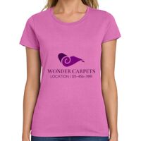 Ladies Heavy Cotton 100% Cotton T Shirt Thumbnail
