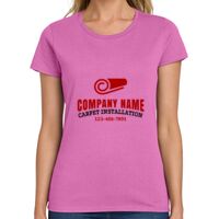 Ladies Heavy Cotton 100% Cotton T Shirt Thumbnail
