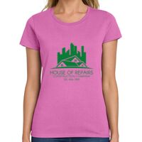 Ladies Heavy Cotton 100% Cotton T Shirt Thumbnail