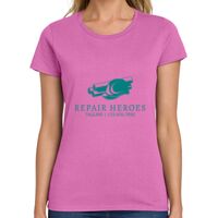Ladies Heavy Cotton 100% Cotton T Shirt Thumbnail