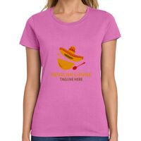 Ladies Heavy Cotton 100% Cotton T Shirt Thumbnail