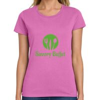Ladies Heavy Cotton 100% Cotton T Shirt Thumbnail