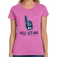 Ladies Heavy Cotton 100% Cotton T Shirt Thumbnail