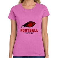 Ladies Heavy Cotton 100% Cotton T Shirt Thumbnail